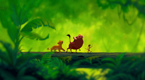 Simba, Pumba and timon montage from The Lion King