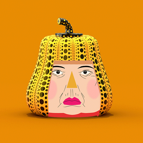 “All the Eternal Love I Have for the Pumpkins,” by Yayoi Kusama