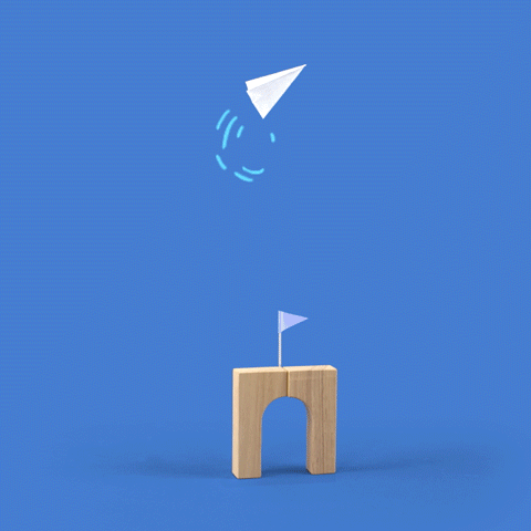 animated wooden blocks forming a castle