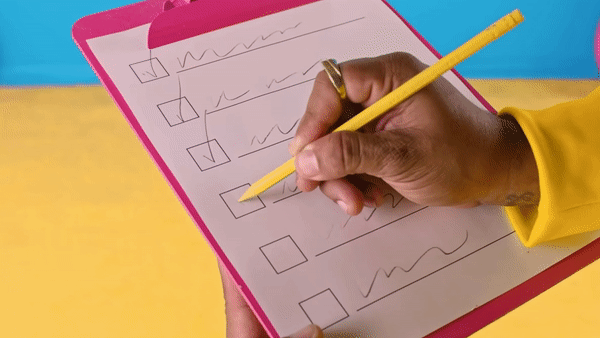 check list, to-do list, bucket list