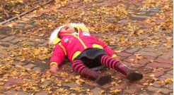 child throwing a tantrum